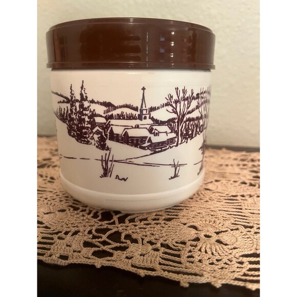 Vintage ROBB Western Theme Plastic Container - Picture 2 of 7